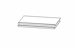 Rauch Schuhablageböden im 2er-Set A0033.9FH2* Zubehör
