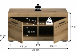 Xonox Schuhbank SEWULA* Schuhbänke|Garderobenbänke