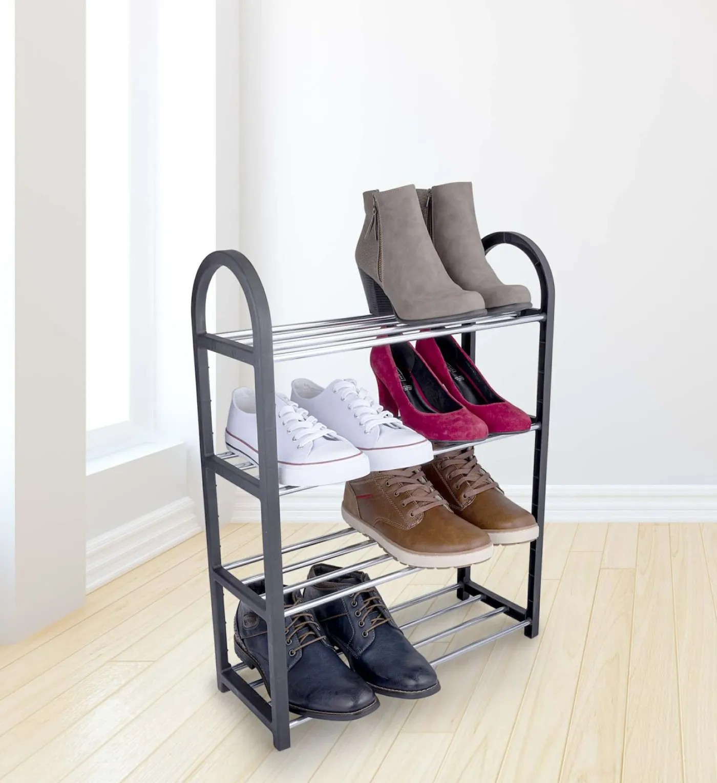 Schuhregal 4 Etagen ALPINA