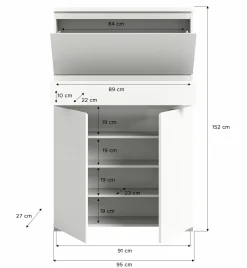 Xonox Schuhschrank HADERO* Schuhschränke