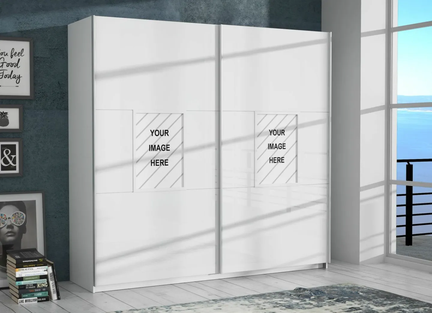 Forte Schwebetürenschrank ALAZNE* Kleiderschränke