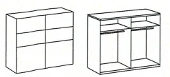 Wimex Schwebetürenschrank ANGIE* Kleiderschränke