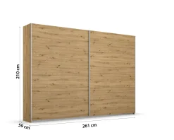 Rauch Schwebetürenschrank AURELIO* Kleiderschränke
