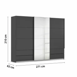 Rauch Schwebetürenschrank ELARA* Kleiderschränke