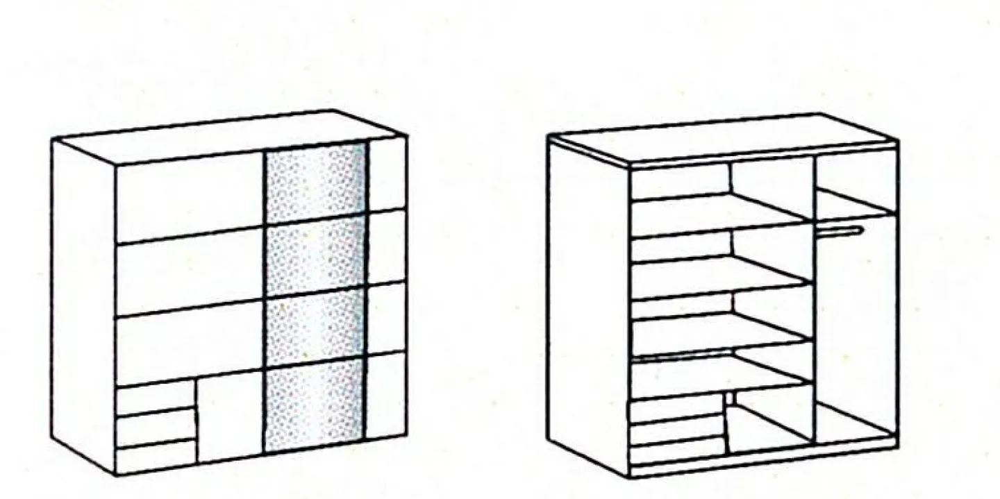 Wimex Schwebetürenschrank EMDEN* Kleiderschränke