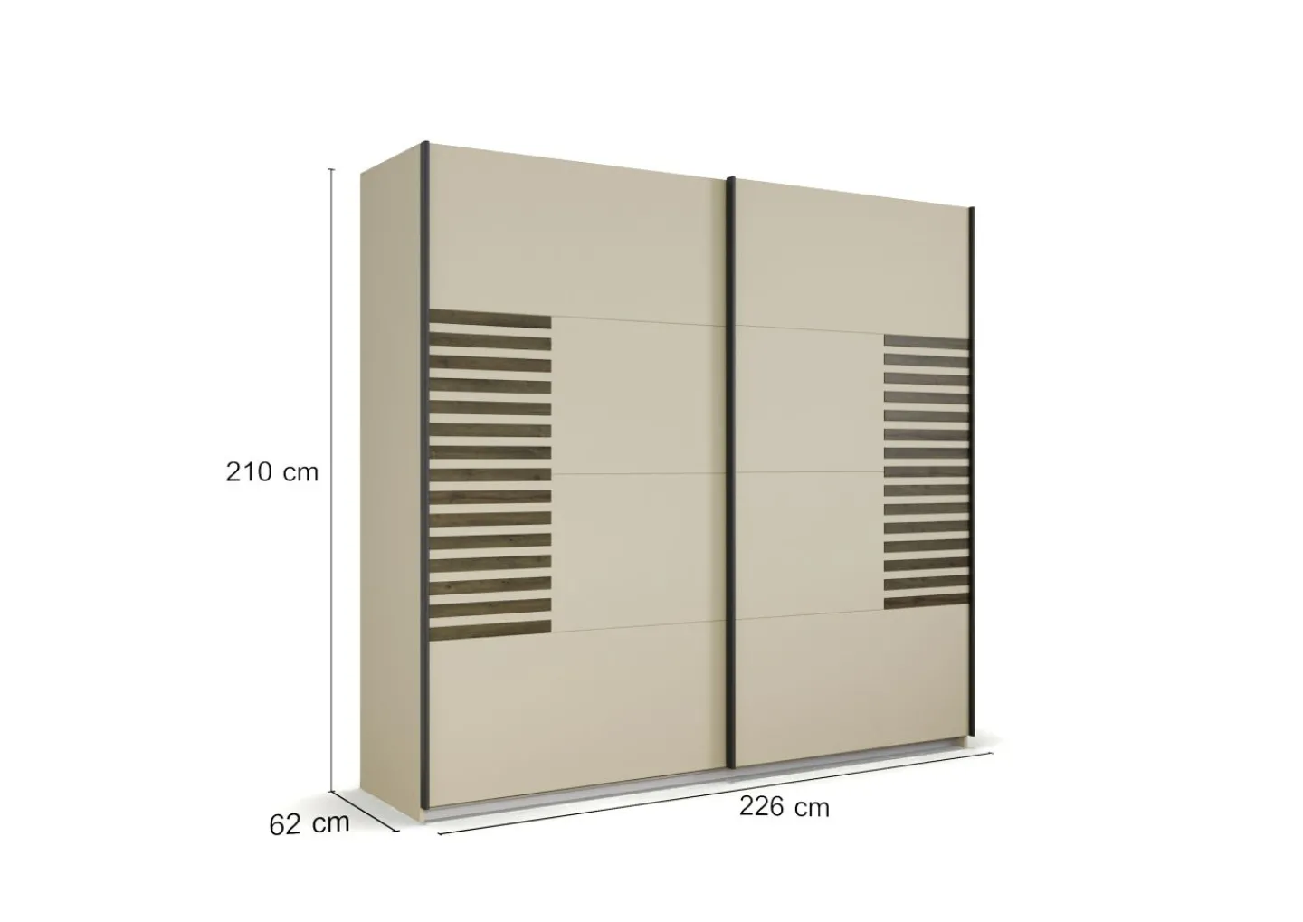 Rauch Schwebetürenschrank LISSABON* Kleiderschränke