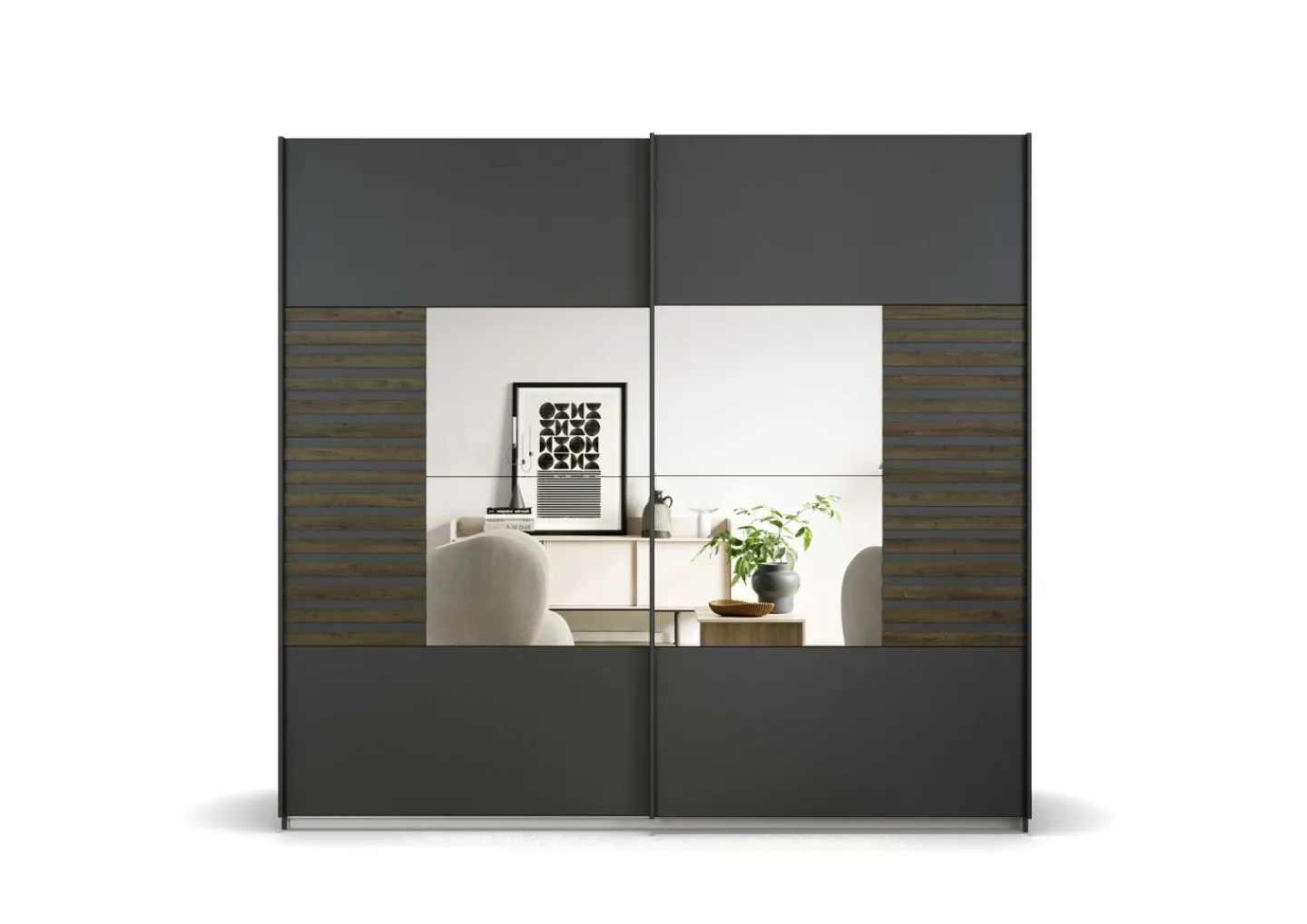 Rauch Schwebetürenschrank LISSABON* Kleiderschränke