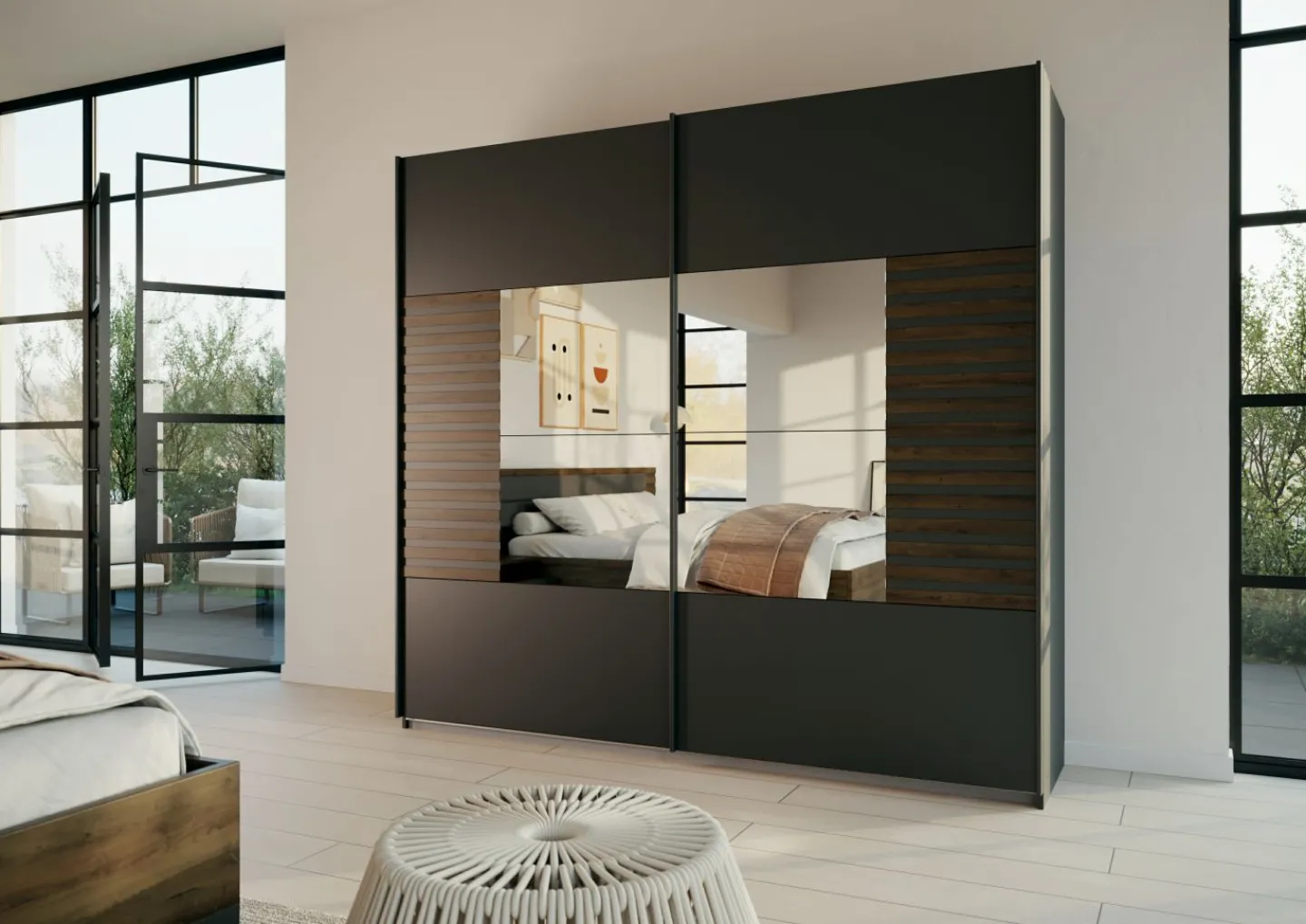 Rauch Schwebetürenschrank LISSABON* Kleiderschränke