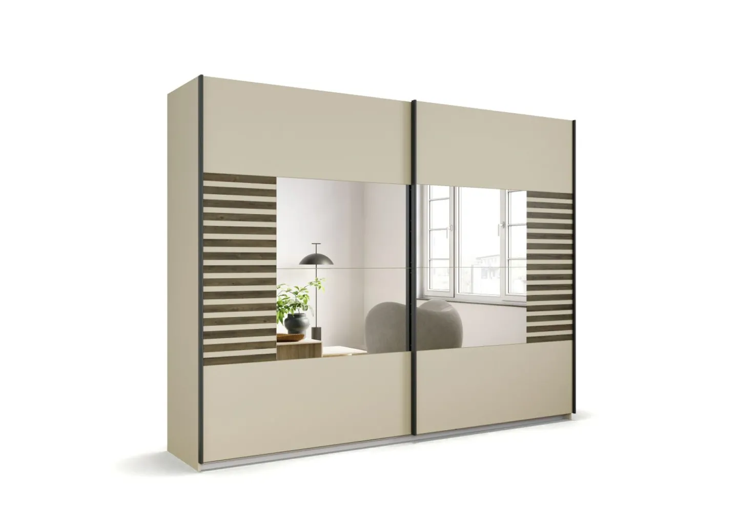Rauch Schwebetürenschrank LISSABON* Kleiderschränke