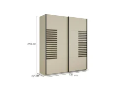 Rauch Schwebetürenschrank LISSABON* Kleiderschränke