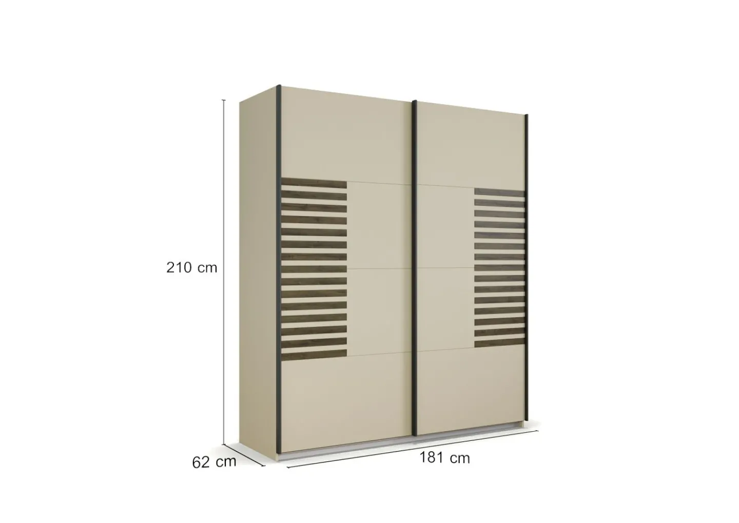 Rauch Schwebetürenschrank LISSABON* Kleiderschränke