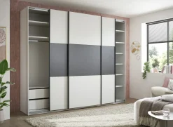 SchlafKONTOR Schwebetürenschrank METRINO* Kleiderschränke