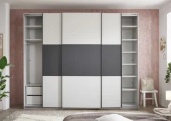 SchlafKONTOR Schwebetürenschrank METRINO* Kleiderschränke