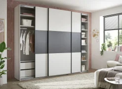 SchlafKONTOR Schwebetürenschrank METRINO* Kleiderschränke