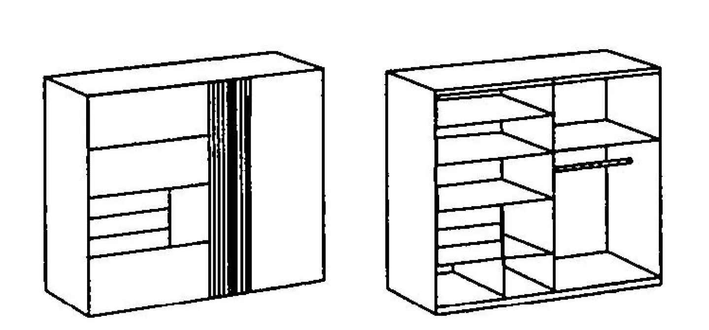 Wimex Schwebetürenschrank MORENO* Kleiderschränke