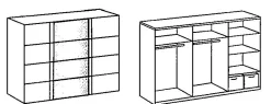 Wimex Schwebetürenschrank SALTA* Kleiderschränke