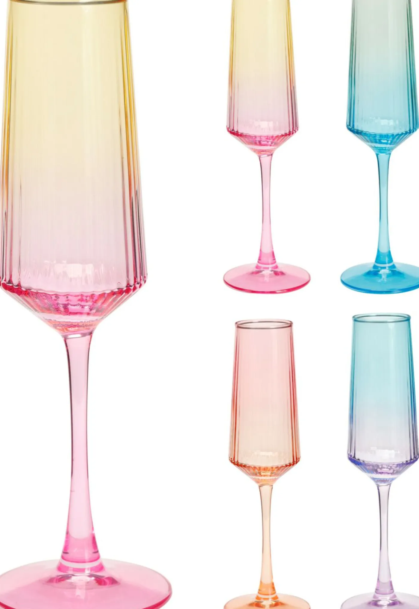 Sektglas bunt EH