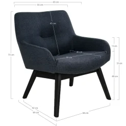 House Nordic Sessel LONDON* Loungesessel|Polstersessel