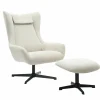 Salesfever Sessel mit Hocker 367827* Polstersessel|Ohrensessel