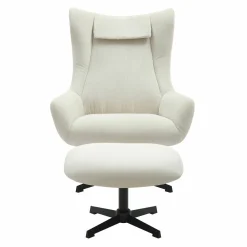 Salesfever Sessel mit Hocker 367827* Polstersessel|Ohrensessel