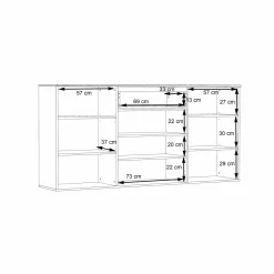 Forte Sideboard COMO* Kombikommoden|Sideboards