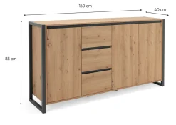 Finori Sideboard Denver 3* Kombikommoden|Sideboards