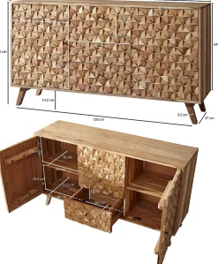 Skyport Sideboard KHAO PHANOM BENCHA* Kombikommoden|Sideboards