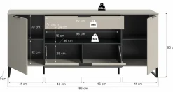 Xonox Sideboard NOIDA* Kombikommoden|Sideboards