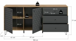 Xonox Sideboard PRISMA* Kombikommoden|Sideboards