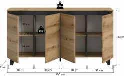Xonox Sideboard TOMASA* Türkommoden|Sideboards