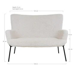House Nordic 2-Sitzer GLASGOW* 2-Sitzer Sofas|Polstergarnituren