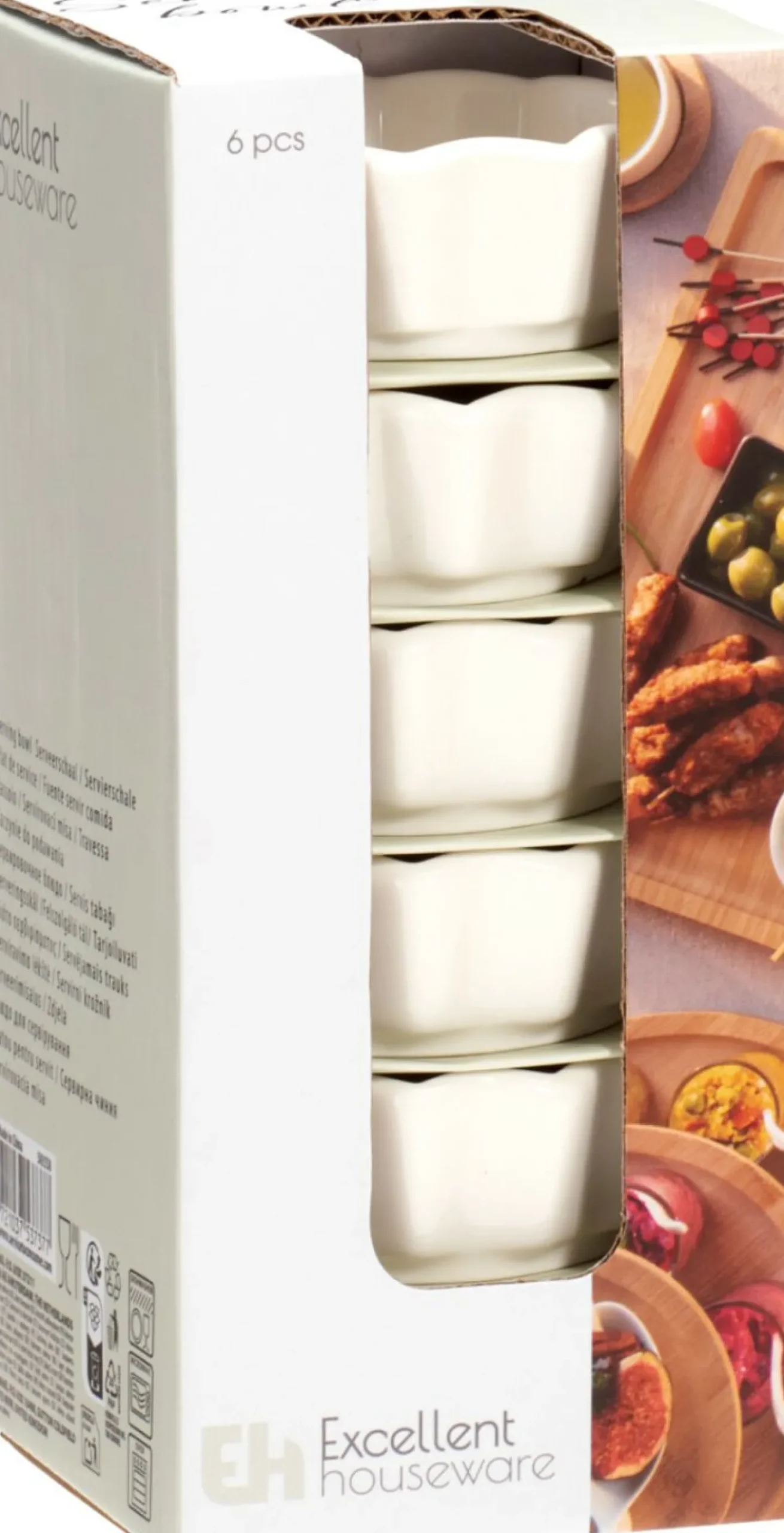 Koopman Snackschalen 6er Set EH* Geschirr & Besteck