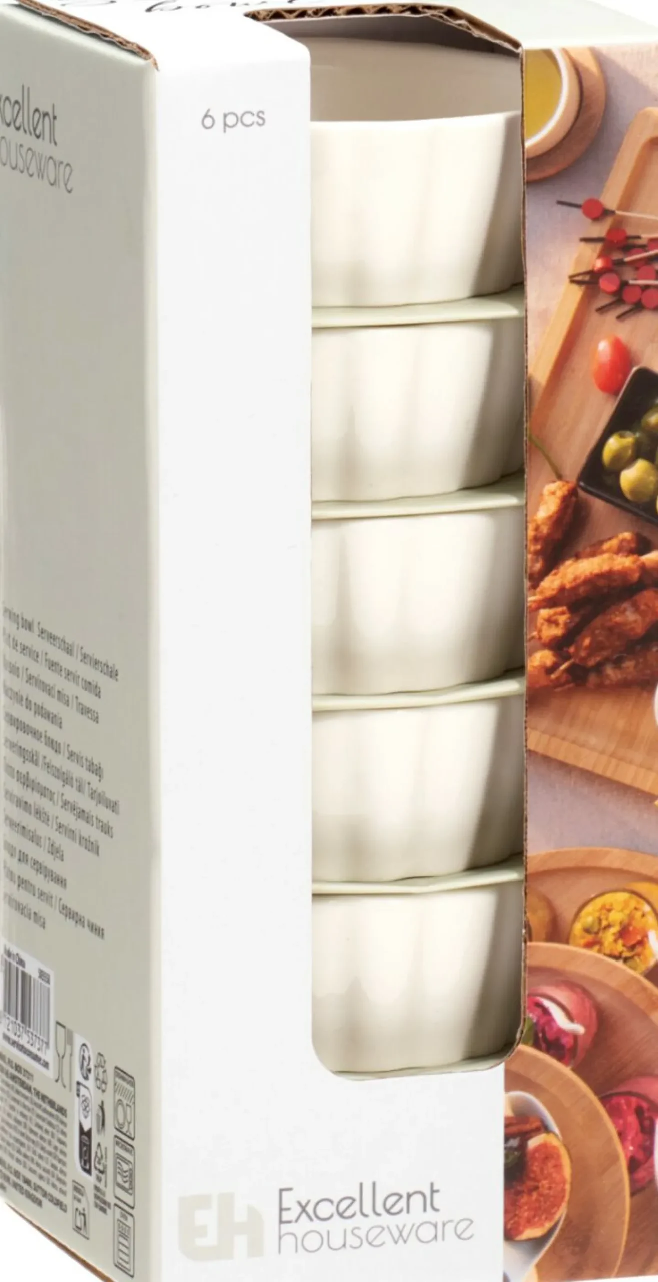 Koopman Snackschalen 6er Set EH* Geschirr & Besteck