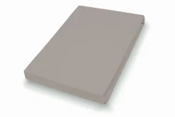 Spannbetttuch 190x200cm kiesel