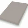 Spannbetttuch 100x200cm kiesel