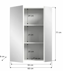Xonox Spiegelschrank AMBO* Bad-Spiegelschränke|Badschränke