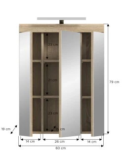 Spiegelschrank GIMBI