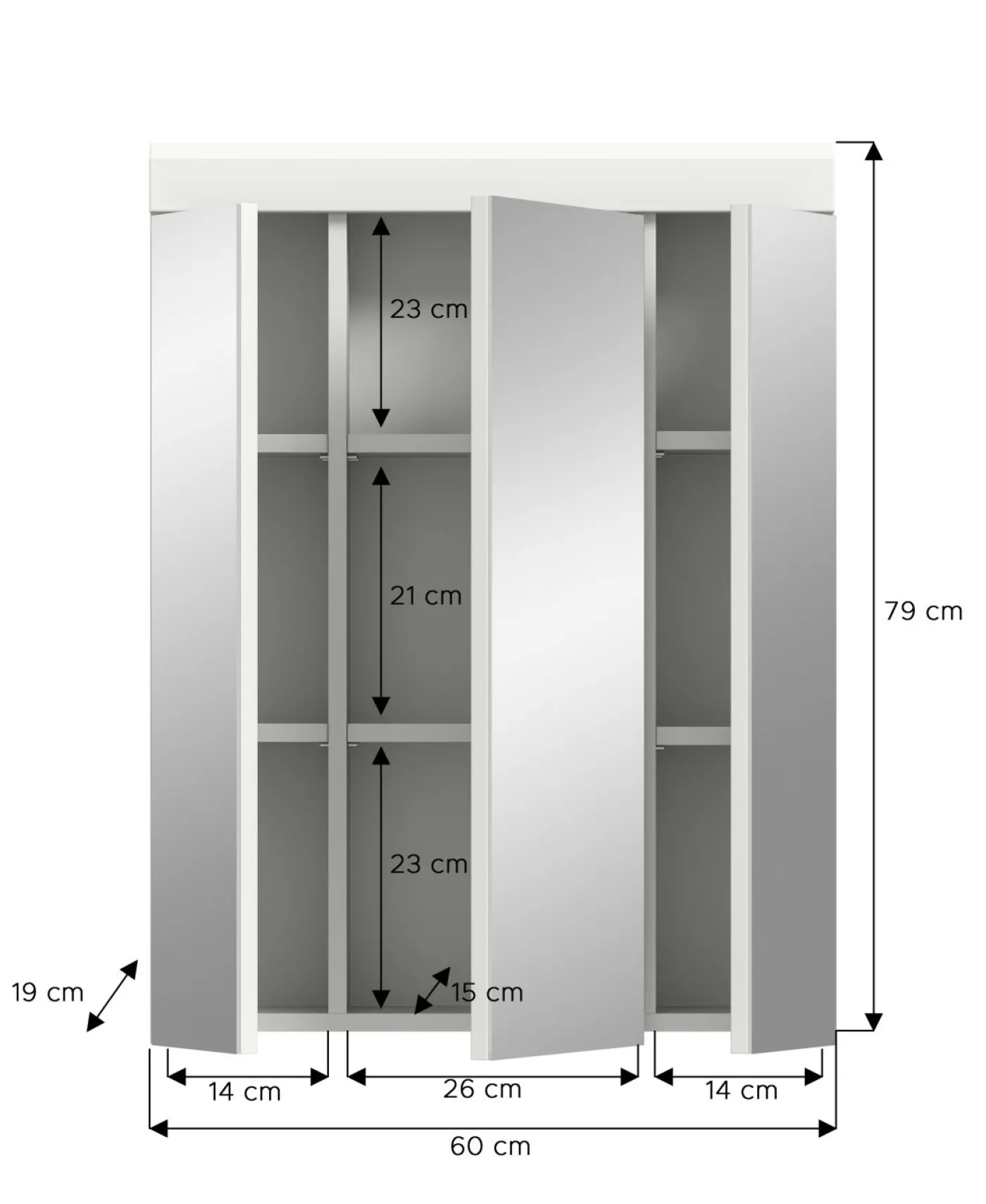 Spiegelschrank SEWULA