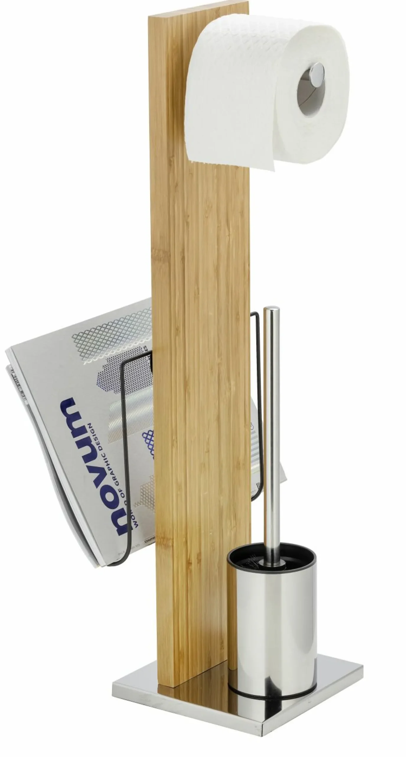 Wenko Stand WC-Garnitur + Zeitungshalter PORTOFINO* Wc-Garnituren