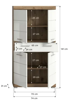 Xonox Standschrank DEBRE BIRHAN* Badschränke