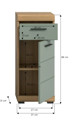 Xonox Standschrank SEWULA* Badschränke|Midischränke
