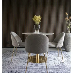House Nordic Stühle 2er-Set GENEVE* Polsterstühle|4-Fuß-Stühle
