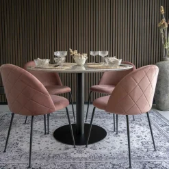 House Nordic Stühle 2er-Set GENEVE* Polsterstühle|4-Fuß-Stühle