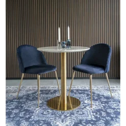 House Nordic Stühle 2er-Set GENEVE* Polsterstühle|4-Fuß-Stühle