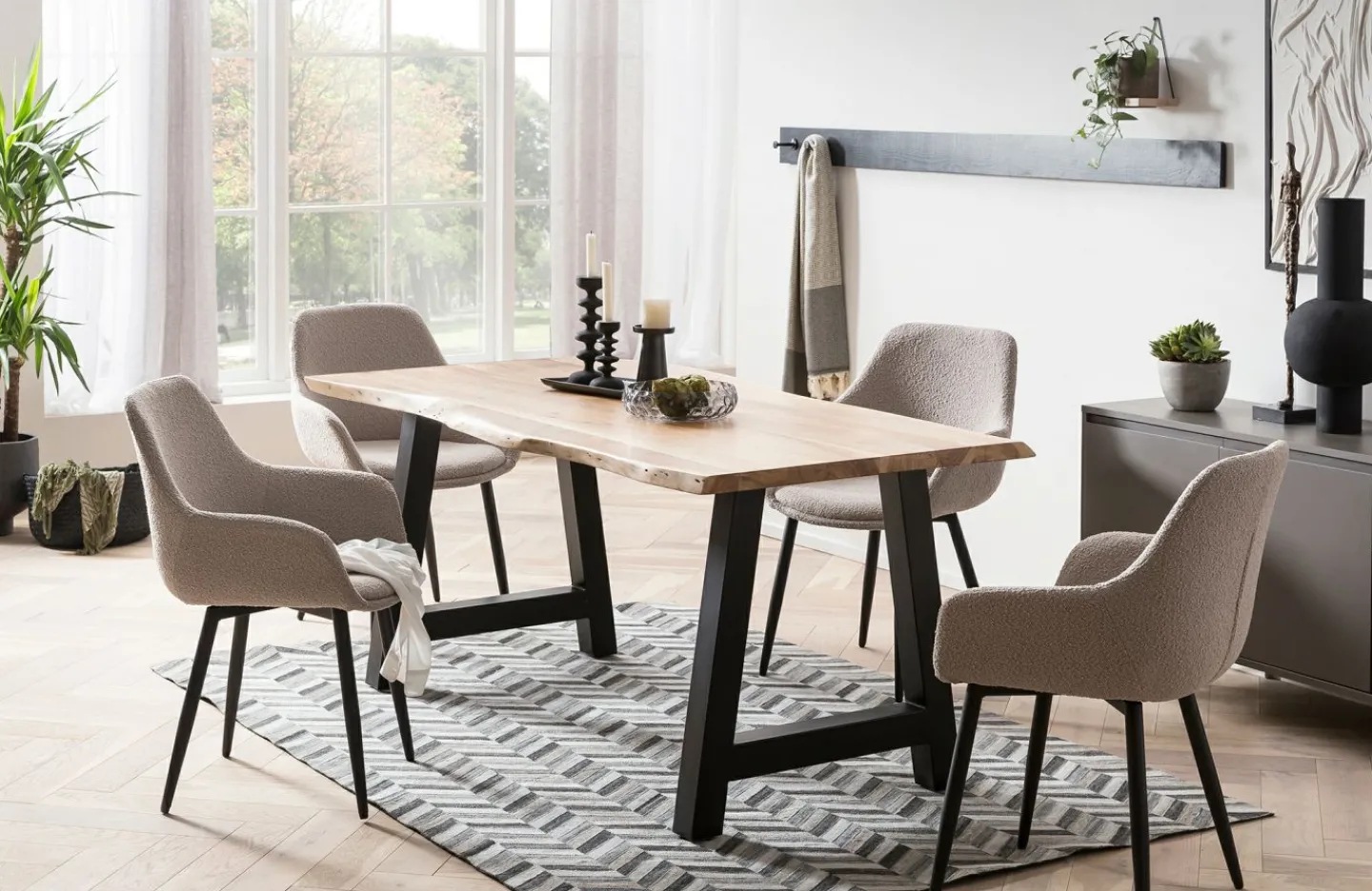 Salesfever Stühle 2er-Set KUSAMBA* Polsterstühle|Armlehnstühle