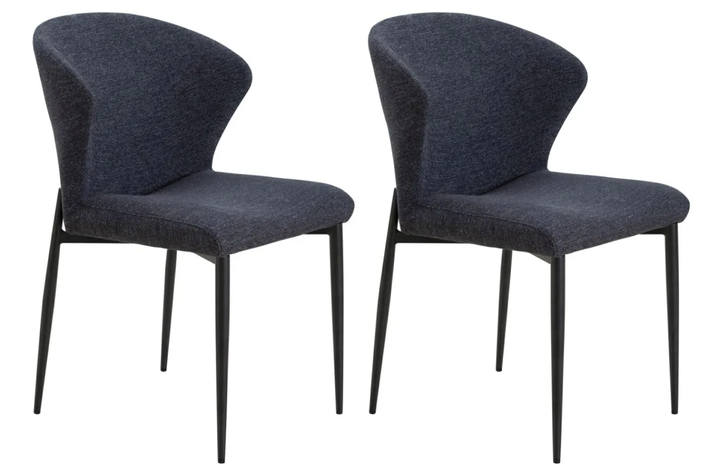 Salesfever Stühle 2er-Set LOKON* Polsterstühle|4-Fuß-Stühle