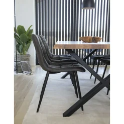 House Nordic Stühle 2er-Set MIDDELFART* Polsterstühle|4-Fuß-Stühle