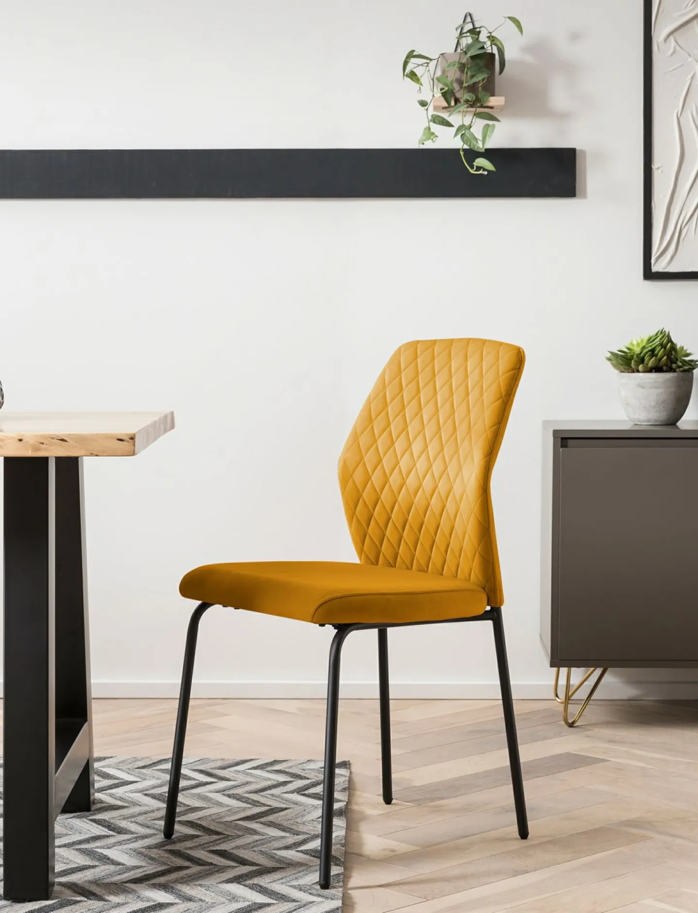 Salesfever Stühle 2er-Set MUNDUK* Polsterstühle|4-Fuß-Stühle