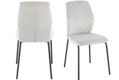 Salesfever Stühle 2er-Set MUNDUK* Polsterstühle|4-Fuß-Stühle