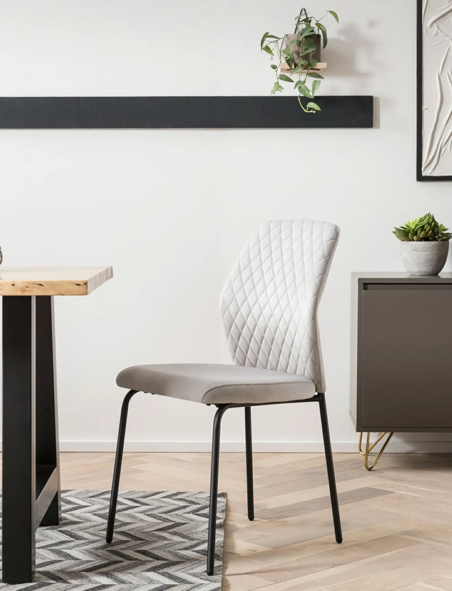 Salesfever Stühle 2er-Set MUNDUK* Polsterstühle|4-Fuß-Stühle